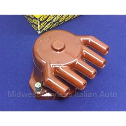 Distributor Cap DOHC (Fiat 124, 131, Lancia 1972-78 w/S144 CA, CAY, CBY Dist. Single or Dual Points) - OE