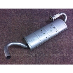      Exhaust Muffler (Fiat Bertone X1/9 1980-88 with FI) - OE / ANSA