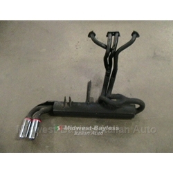 Exhaust Header and Performance Muffler ANSA (Fiat X1/9 1974 + World) - U8.5