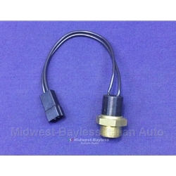    Radiator Cooling Fan Switch 92° / 87° C w/Pigtail (Fiat Lancia All to 1978) - OE NOS