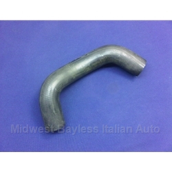 Radiator Hose - Lower - Water Pump To Rad w/In-Head Tstat (Fiat 124 Spider, Coupe 1970-Early 73 exc. 1608cc) - NEW