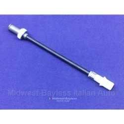  Speedometer Cable 10" - Upper - w/Threaded End (Fiat X1/9 1979-80) - OE NOS