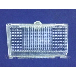 Reverse Light Lens Left Clear (Fiat 124 Coupe 1973-75) - OE NOS