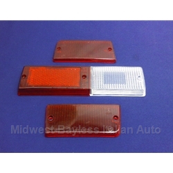 Tail Light Lens Set Left Siem (Fiat 131 Sedan 1975-76) - OE NOS