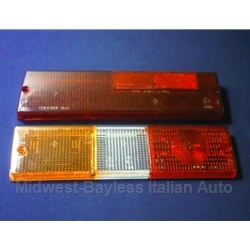 Tail Light Lens Set Left Siem (Fiat Brava Sedan 1978.5-82) - OE NOS