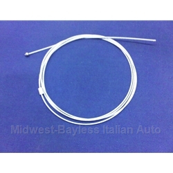 Trunk Release Cable + Engine Cover - Braided (Fiat Bertone X19 All) - NEW