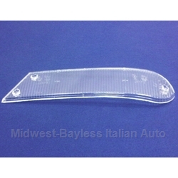 Turn Signal Lens Front Left CLEAR (Fiat 124 Spider 1968-74) - OE