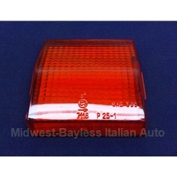 Turn Signal Lens Rear Right Red (Fiat 124 Spider 1970, 1973-78) - OE NOS