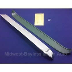   Window "Ventshades" Stainless Trim Kit (Fiat 124 Coupe A-Series) - OE NOS