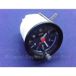  Clock Veglia Analog Quartz (Fiat 124 Spider, Coupe) - OE NOS / BLEMISH