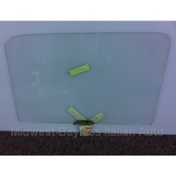 Door Window Glass Right Clear (Fiat 128 Sedan Wagon 2-Dr) - OE NOS