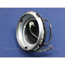 Headlight Bucket Assembly Left / Right (Fiat Pininfarina 124 Spider 1979-85) - OE NOS