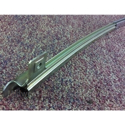 Wing Window Quarter Window Channel Right - Stainless (Fiat Bertone X1/9 1973-85) - OE NOS