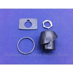   Windshield Wiper Post Bezel KIT (Fiat Pininfarina 124 Spider All) - OE NOS