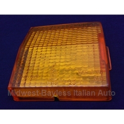 Turn Signal Lens Rear Right Amber (Fiat 124 Spider 1970, 1973-78) - OE NOS