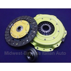 Clutch KIT Cover + Disc + Bearing - 215mm PERFORMANCE (Fiat Pininfarina 124 Spider, Coupe 1971-On, 131/Brava All) - NEW