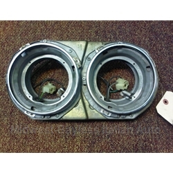 Headlight Bucket Assembly Dual Lamp Left (Lancia Beta Coupe Zagato 1981-On) - U8
