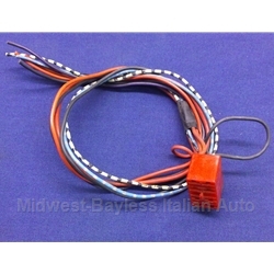 Electrical Connector Power Window Switch Harness - RED CONNECTOR (Fiat Bertone X1/9 1981-88) - U8