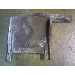 Splash Shield Guard Below Engine Right / Large  (Fiat 850 Spider Coupe) - U7