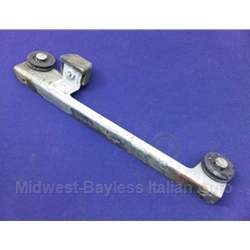 Window Glass Lower Pulley Crossrail Left (Fiat Pininfarina 124 Spider 1979-85) - U8