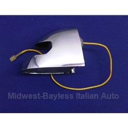 License Plate Light - Bumper End Chrome (Fiat 850 Spider All) - U8.5