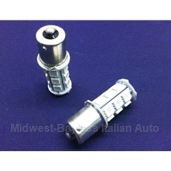Fiat 128 Light Bulb 12v / 21w - L.E.D. - 1156 White - Reverse / Front Turn  Signal - NEW