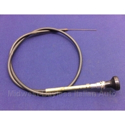 Choke Cable Assembly 35" (Fiat 124 Coupe 1970-71) - OE NOS 