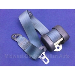Seat Belt Retractor - 3-Point Blue (Fiat Pininfarina 124 Spider 1980-82) - U8