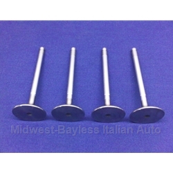   TIPO - Intake Valve SET of 4 - All SOHC 39.5mm (Fiat Tipo / Tempra, Generac + SOHC Big Valve Conversions) - NEW