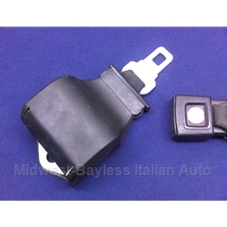 Seat Belt Retractor Black Left / Right for Large Buckle (Fiat X1/9 1973-78) - U8