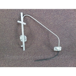 Window Regulator Front Left - Manual (Lancia Beta Coupe, HPE, Zagato All) - NEW