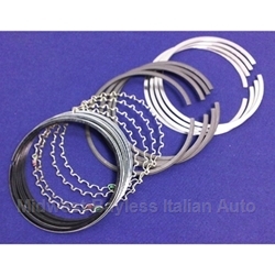 Piston Rings 80.4mm Chrome 1438cc/1592cc/1608cc DOHC + 1100cc SOHC (Fiat 124, 128, Yugo)
