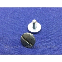 Convertible Top Frame Quarter Window Vertical Trim - Fastening Screw - 4mm (Fiat Pininfarina 124 Spider) - U8