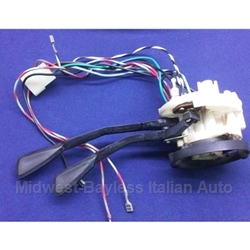 Steering Column Switch 2-Pos / 8 Wire (Fiat 850 1972 - OE NOS w/BLEMISH