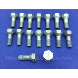   Lug Bolt SET (16x) 27mm - FIAT 80 - 12x1.25 for Steel Wheels SET 16x (Fiat 124, 128) - OE / RENEWED