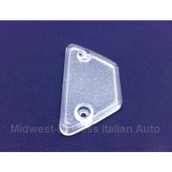 License Plate Light Lens Left or Right (Fiat 124 Spider 1967-74) - NEW