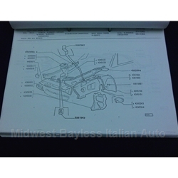   Parts Guide - Body (Fiat Bertone X1/9 1979-88 Series 2) - NEW