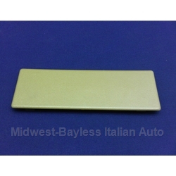 Dashboard Radio Blanking Plate - Tan (Yugo) - OE NOS