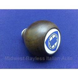  Shifter Knob "LANCIA" Walnut - OE