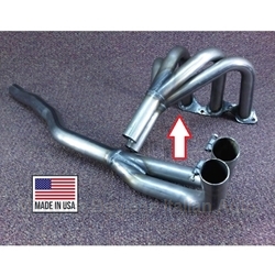   Exhaust Header - Upper Only 2-1 (Fiat 124 Spider + Coupe All) - NEW
