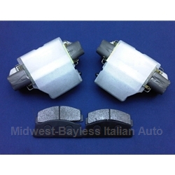             Brake Caliper - SET Front Left + Right - CONVERSION KIT S1 to Series 2 (Fiat 850 Spider Coupe 1968-73) - NEW