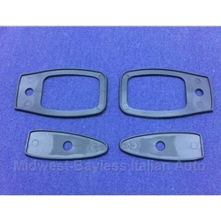 Door Handle Exterior Pad Gasket SET - Left and Right (Fiat 124 Spider 1968-78) - NEW