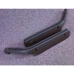 Arm Rest PAIR - Brown Vinyl / Black Piping (Fiat Bertone X1/9, 124 Spider) - U8