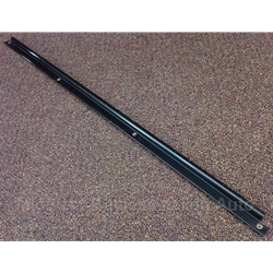 Carpet Threshold Kick Plate - Black (Fiat X1/9 1973-74) - U7.5