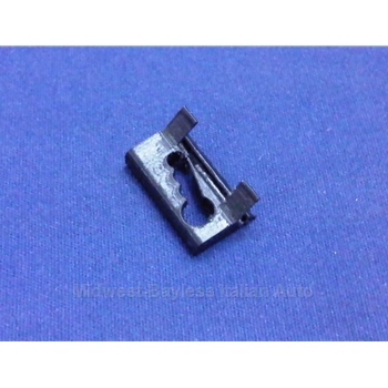 Nylon Clip - Windshield / Rear Window Outer Weatherstrip Trim Nylon Clip (Fiat 124 Coupe) - NEW