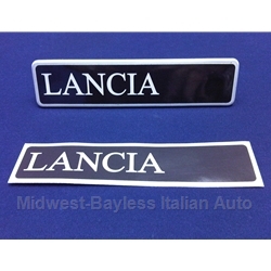 Badge Emblem "LANCIA" Decal (Lancia Beta 1981-82) - NEW