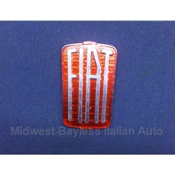 Badge Emblem Insert "FIAT" (Fiat 128) - OE NOS