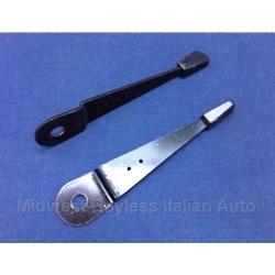 Heater Control Lever w/Knob (Fiat 124 Spider, Coupe 1967-74) - OE NOS