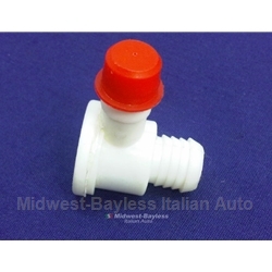 Brake Booster Vacuum Check Valve (Fiat 124, 131, 128, Strada) - OE NOS