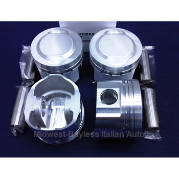    Piston Set 81.0mm - 9.5:1 FORGED (Fiat 124 Spider, Coupe, Special TC Sedan w/1438cc, 1608cc, 1592cc) - NEW